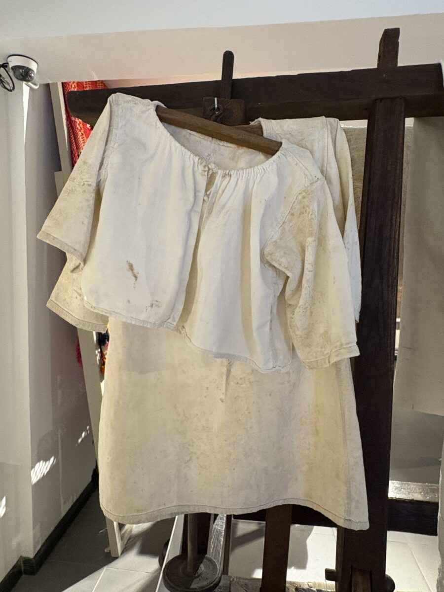 Chambra e bata de liño neno.a