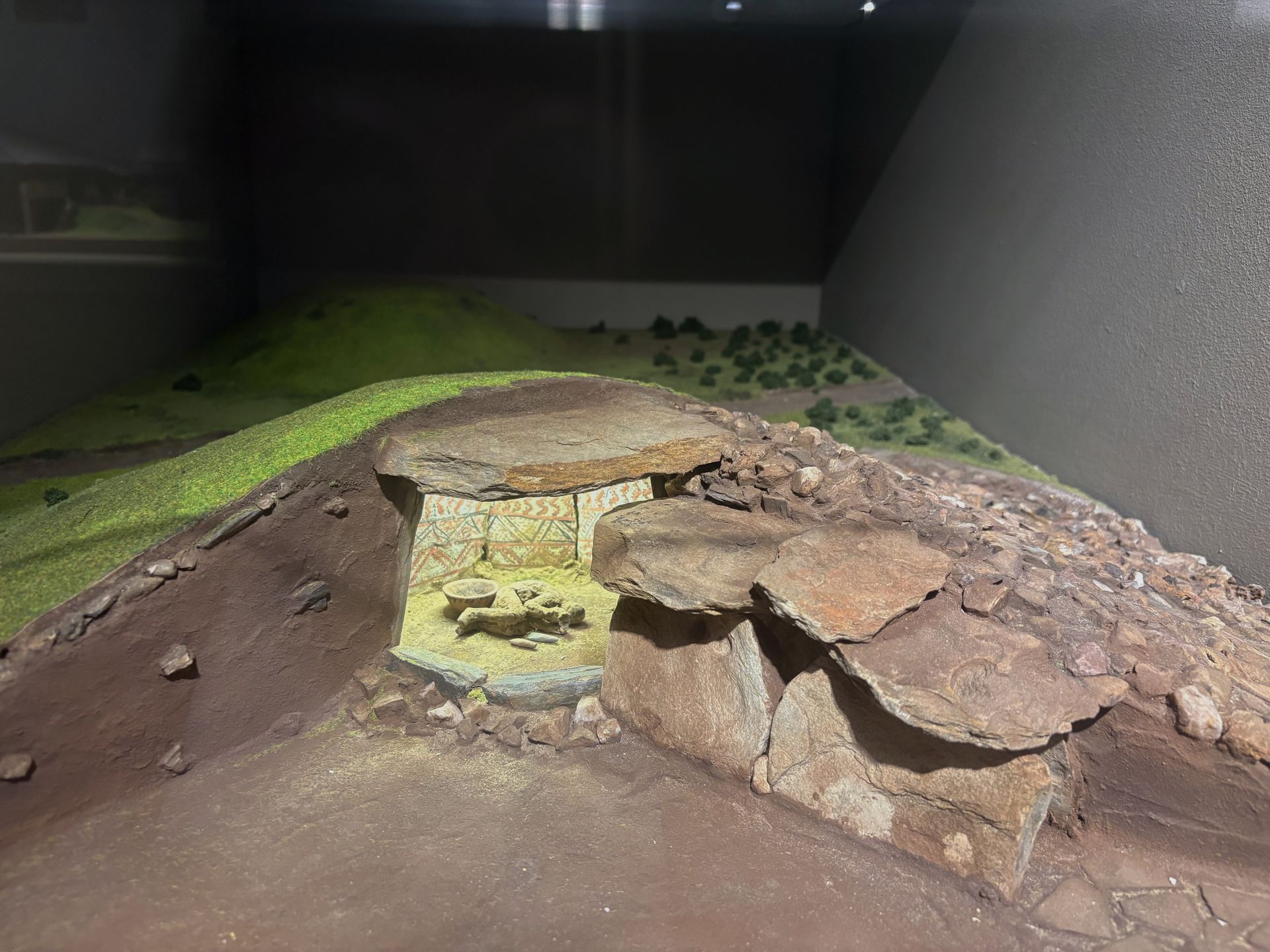 Máqueta de Mámoa ou modorra